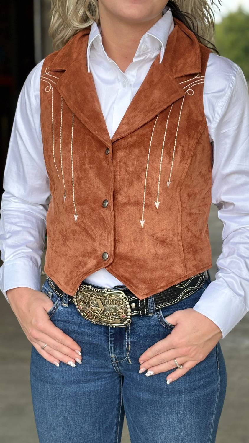Panhandle - Rock & Roll Cowgirl Embroidered Vest