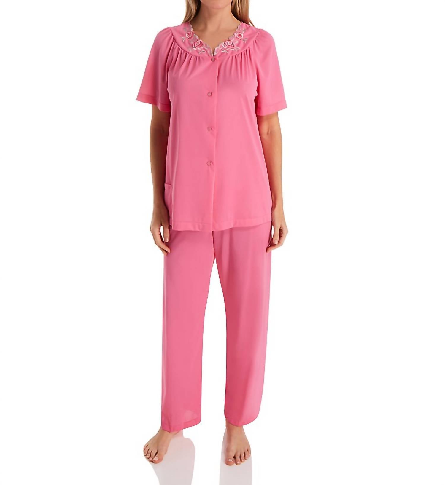 Shadowline Lingerie - Petals Short Sleeve Pajama