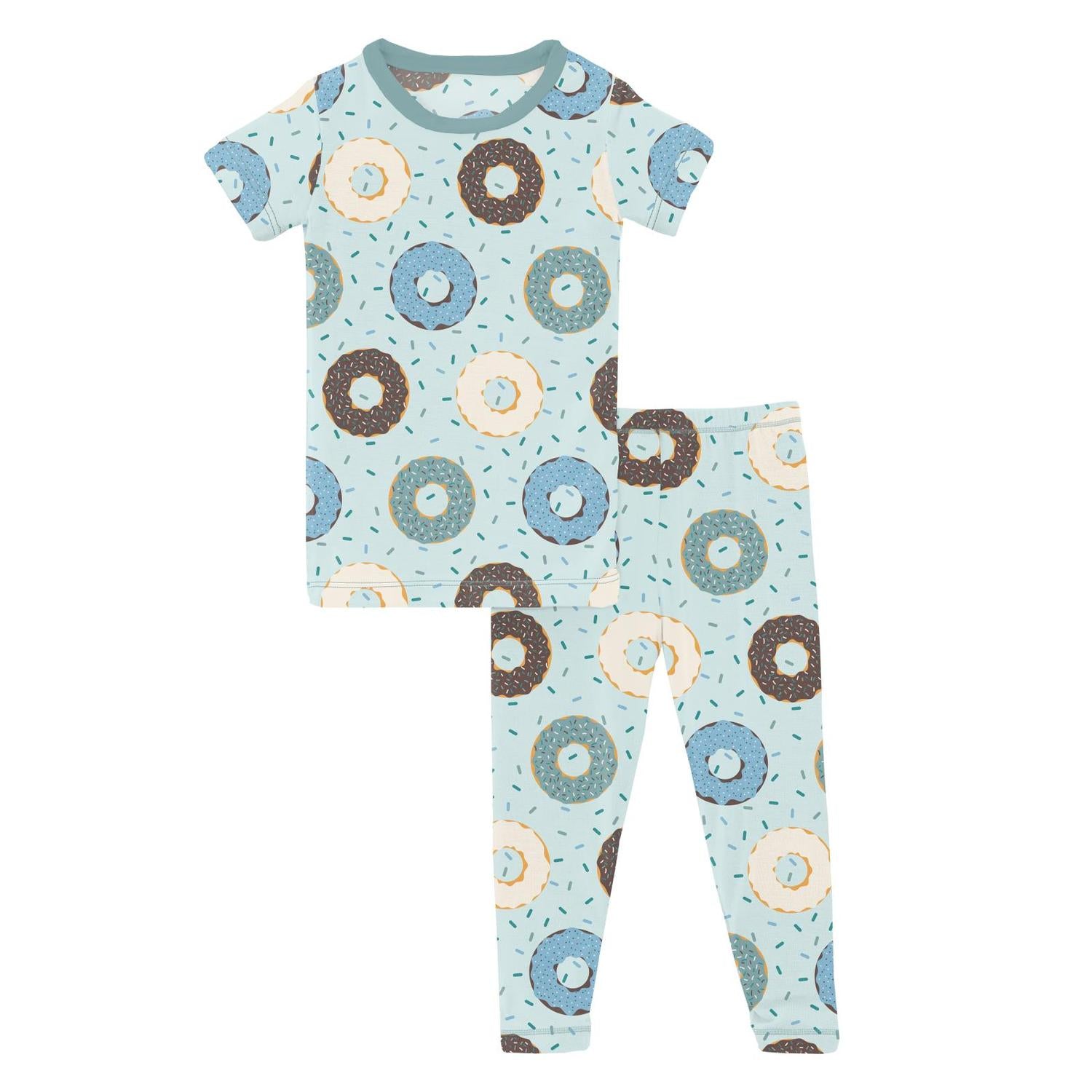 Kickee - Baby Girl's Short Sleeve Pajama Set