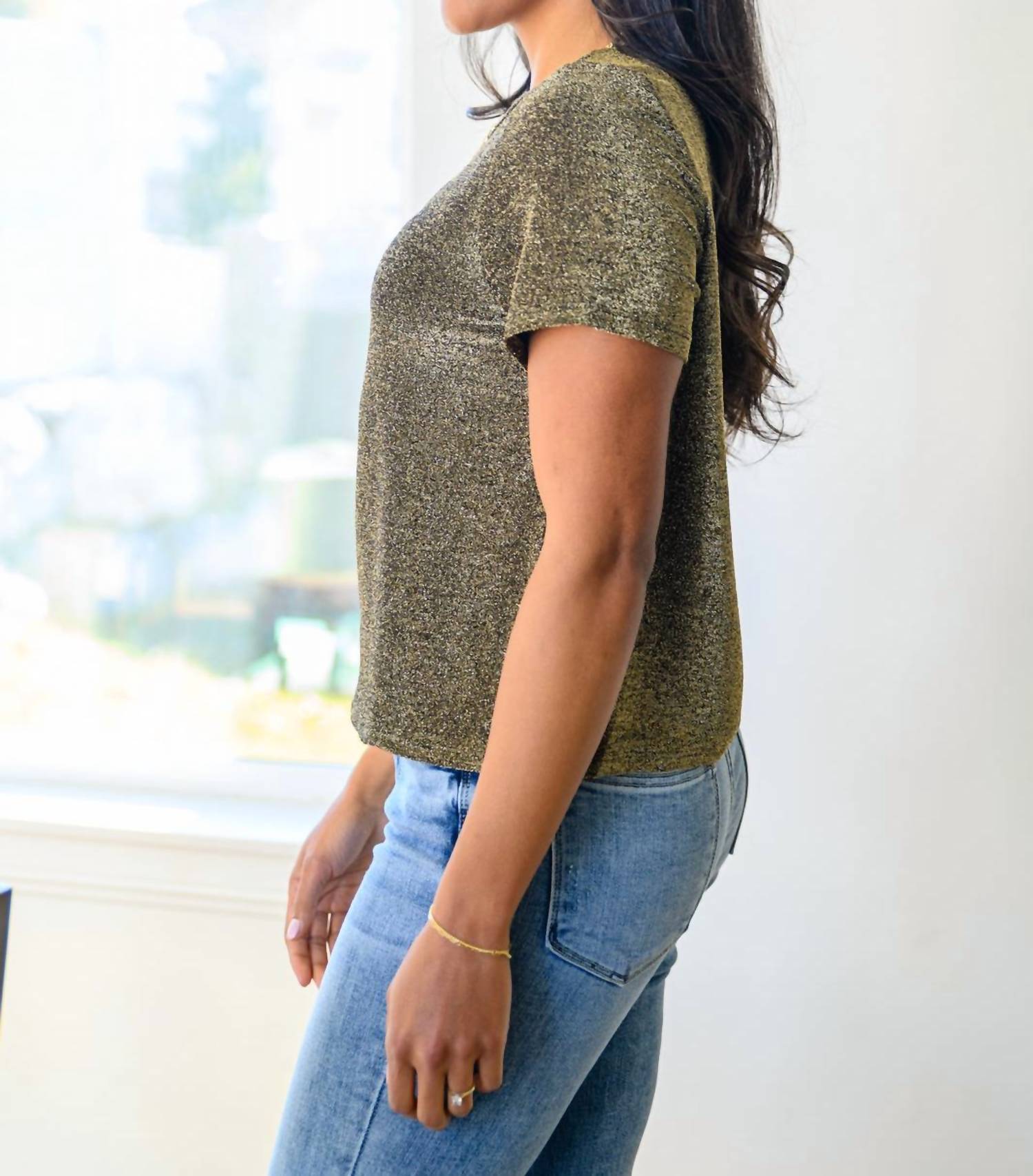 Mittoshop - Sweetly Twinkle Short Sleeve Knit Top