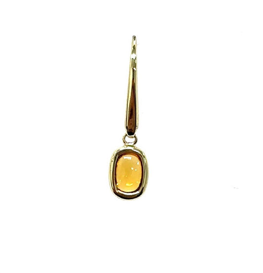 Aamiaa - Color Candy Collection Earrings With 6x4 Cushion-cut Citrine