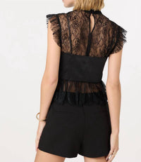 Astr - Katarina Lace Detail Bustier Top