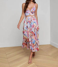 L'Agence - Postcard Print Kaori Bralette Top