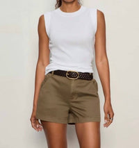 Sanctuary - Ribbed Ruched Tank Top