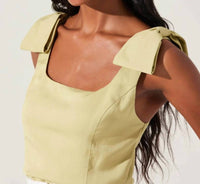 Astr - Jessica Bow Detail Top