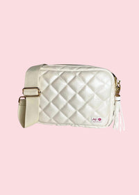 Makeup Junkie - Women's Quilted Uptown Crossbody Bag