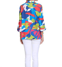 Multiples Tropical Muse Blouse in multi - women's blouse - alternate view