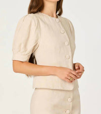 Astr - Cailey Puff Sleeve Top