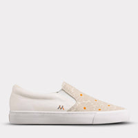 Mykos Women's Piper Slip-on Shoe in cream grey - women's sneaker