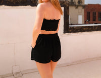 Hyfve - Summer Strapless Cropped Short Set