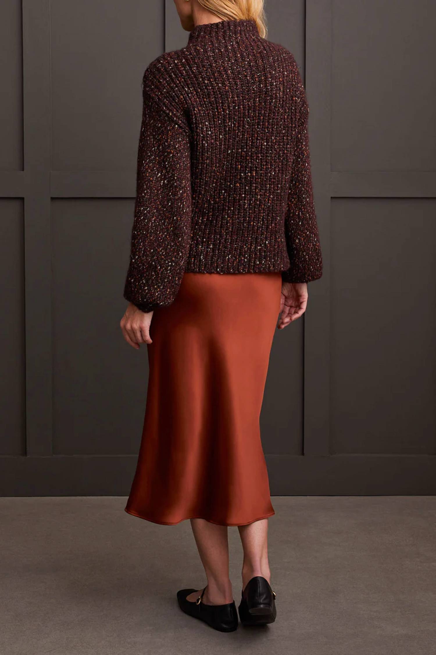 Tribal - Funnel Neck Oversize Sweater