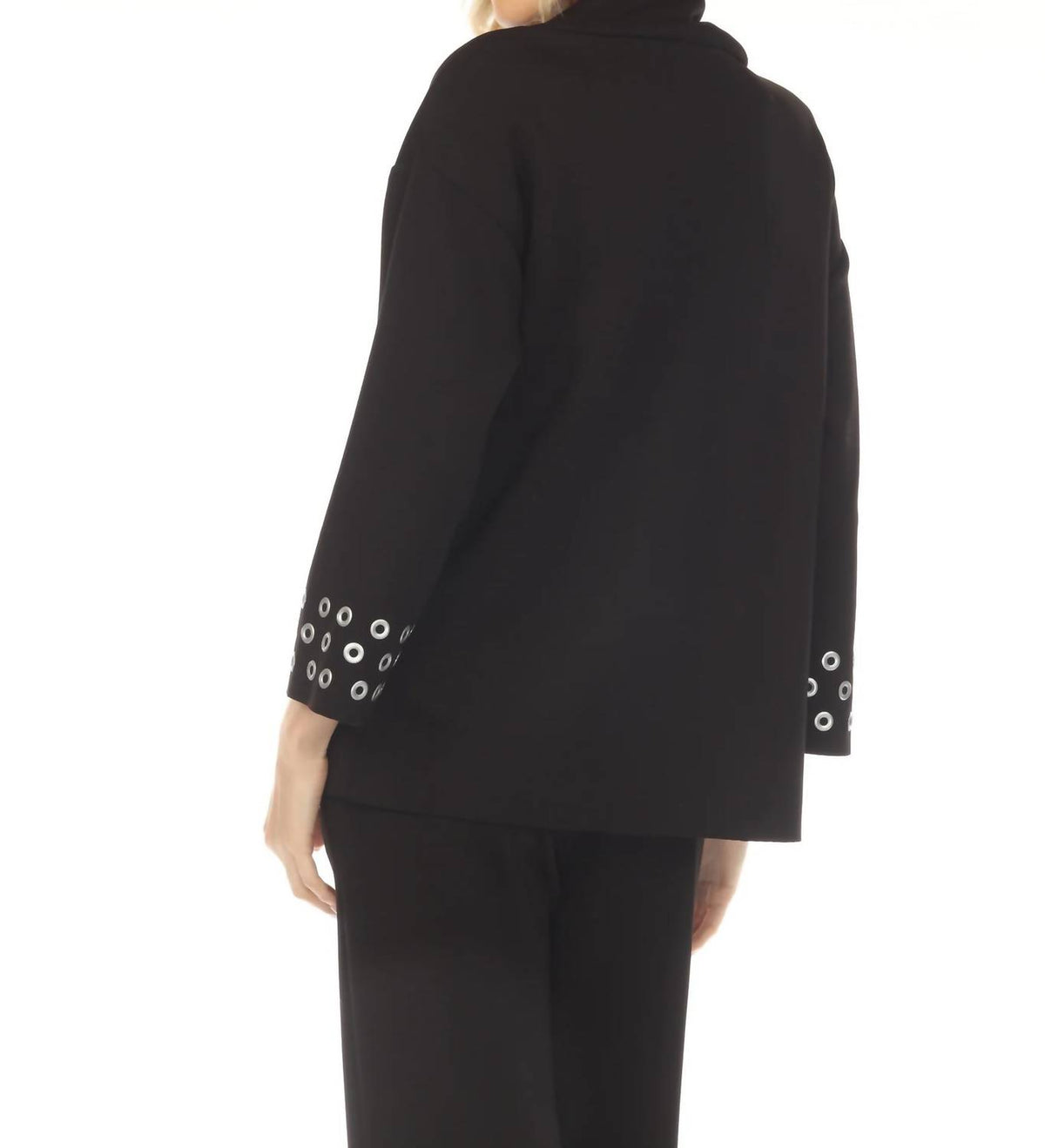 Joseph Ribkoff - Grommet Detail Three Quarter Sleeve Top