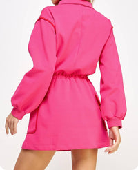 Strut & Bolt - Piping Contrast Cargo Dress