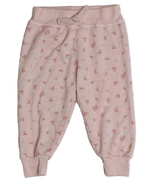 Cozii - Girl's Sweat Pant with Rib Cuff 31 Petite Floral