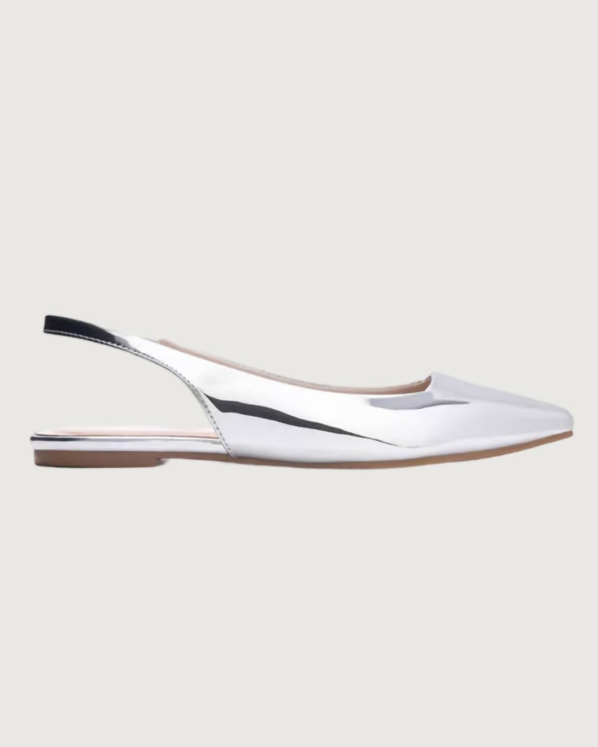 CHINESE LAUNDRY Women's Isla Slingbacks Flats in silver - women's flats - alternate view