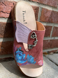 Think! - Women's Mizzi Face Leather Sandals