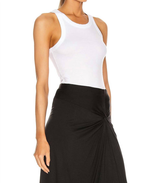 Enza Costa - Cropped Bold Sheath Tank