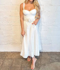 Sky To Moon - Delicate Blooms Midi Dress