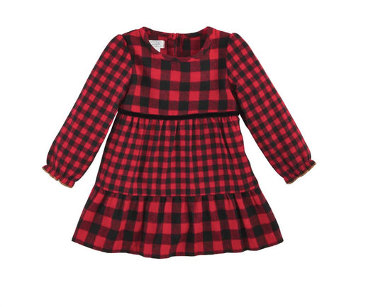 Mudpie - Girl's Alpine Buffalo Dress