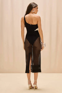 Patbo - Selene Mesh Printed Beach Dress