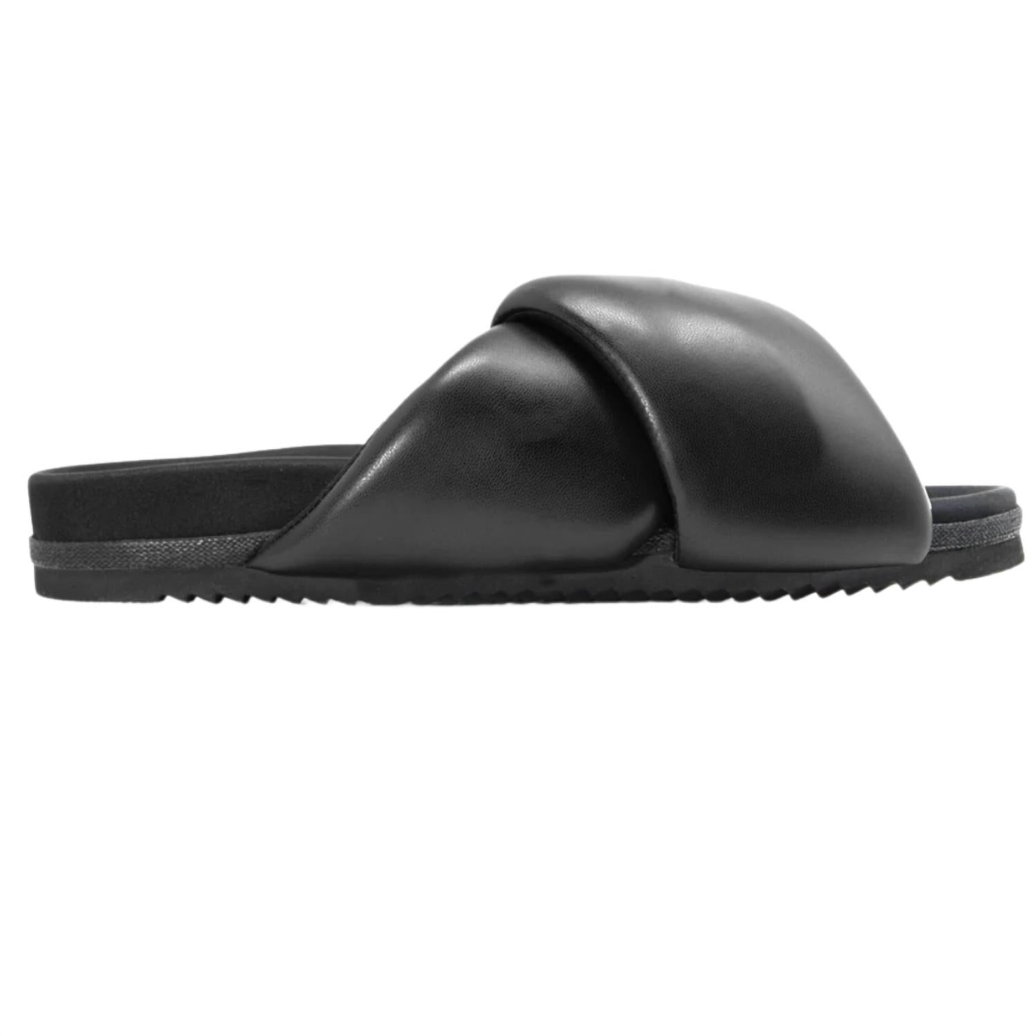 ROAM Women's Foldy Puffy Sandals in black - women's sandal