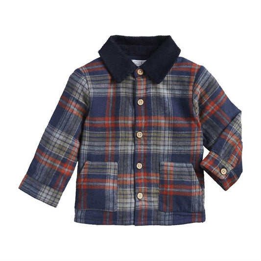 Mudpie - Boy's Plaid Lined Jacket