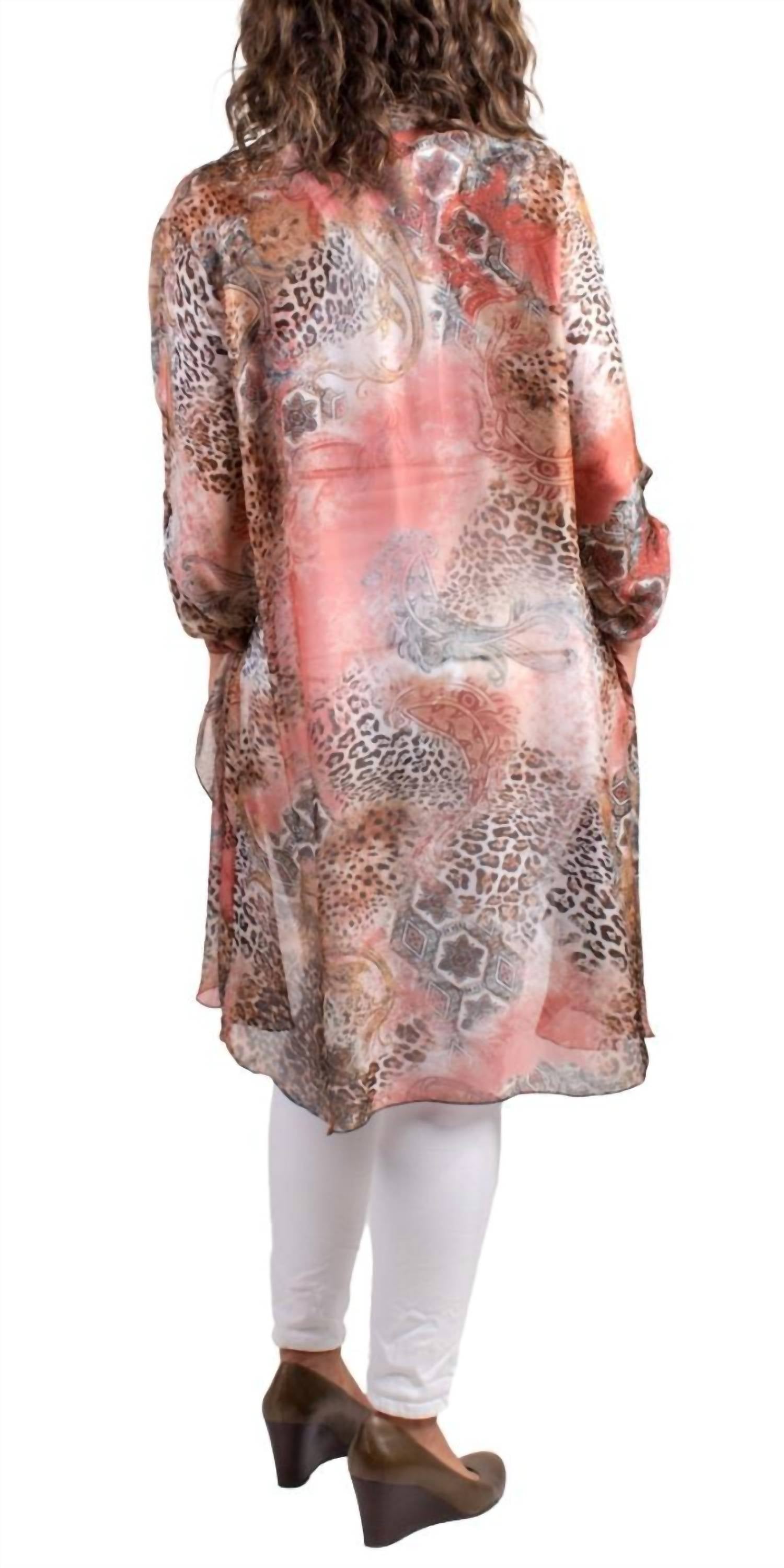 Gigi Moda - Portici Paisley Silk Cardigan