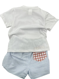 Krewe - Kids Tyler American Flag Short Set