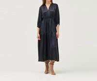 Grade & Gather - Holiday Dress With Three Quarter Sleeves