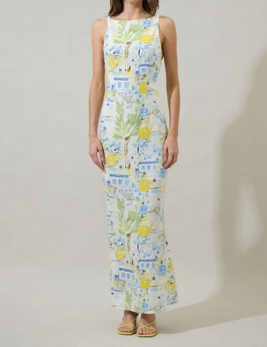 Sugarlips - Amalfi Coast Mizie Open Back Maxi Dress