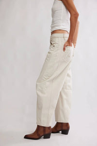 Free People - Good Luck Mid Rise Barrel Jeans