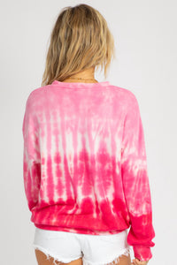 Blue Buttercup - Ombre Tie Dye Sweatshirt
