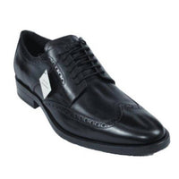 COLE HAAN Mens Leather Lace Wing Oxford Grand 360 Shoes in black - men's shoe