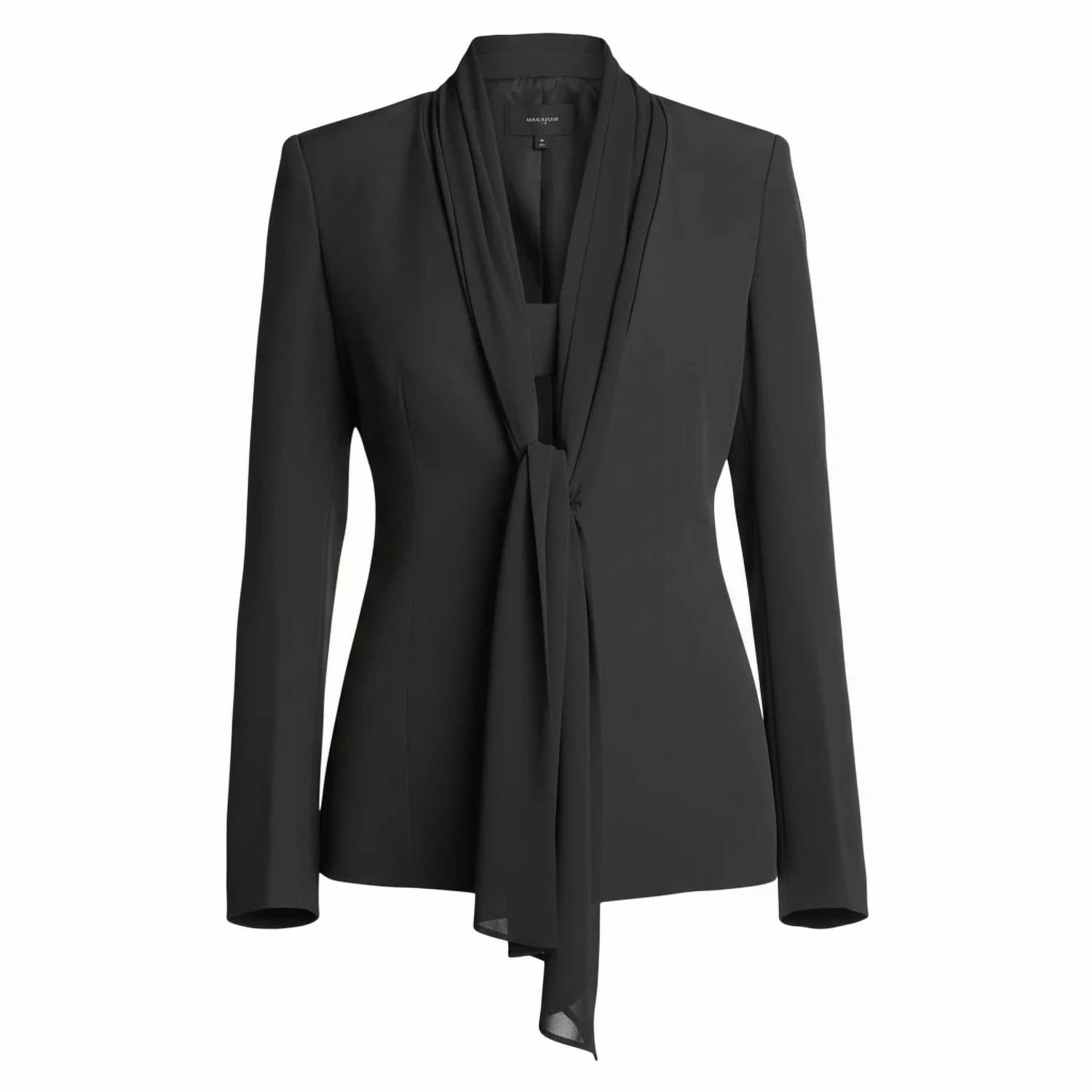 Sans Souci - Scarf Tie Front Blazer