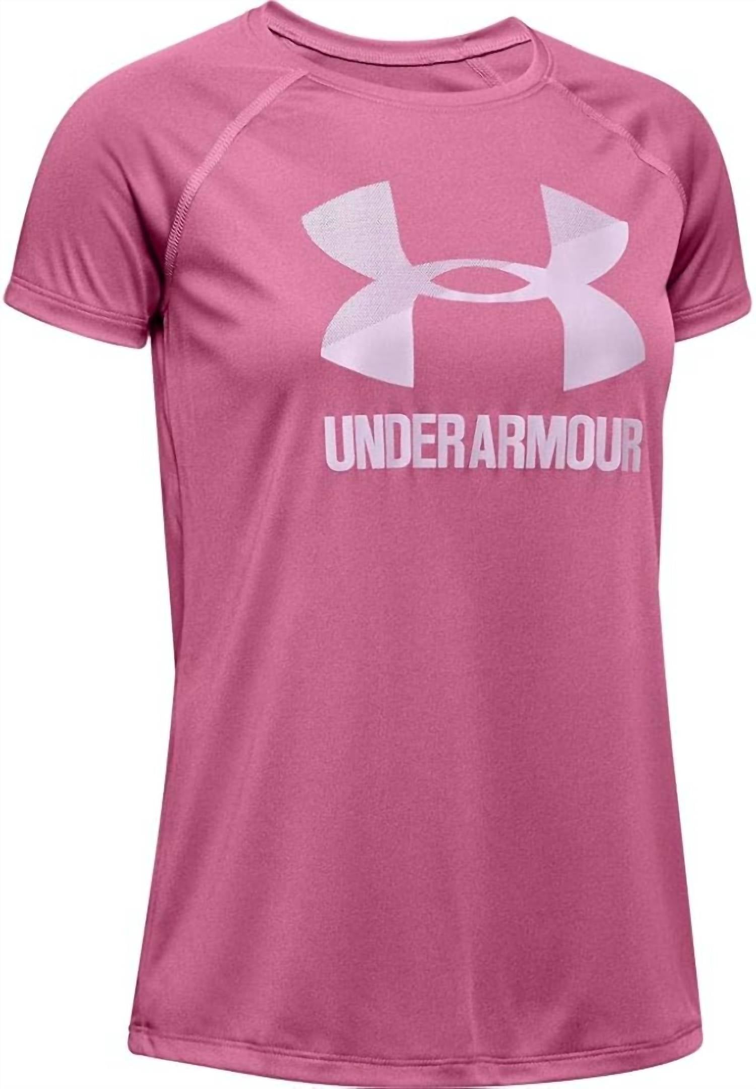 Under Armour - Girls' Big Logo Short Sleeve Tee