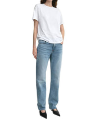 TOTEME Low Straight Jeans in true vintage - women's jeans