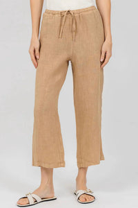 Elliott Lauren - At Ease Linen Crop Pant