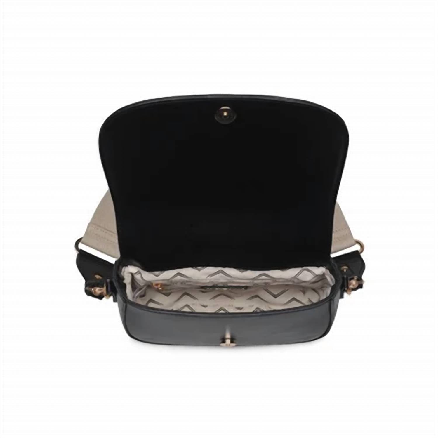 Moda Luxe - Women's Poshette Crossbody Saddle Bag