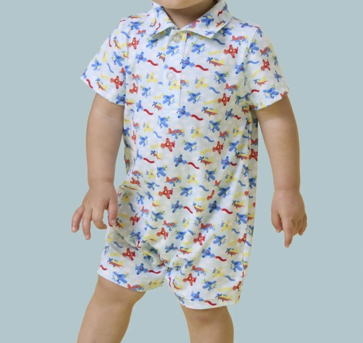 Rufflebutts - Kids Tiny Plane Romper