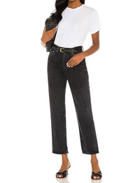 Agolde - Lana Crop Mid Rise Vintage Straight Jeans