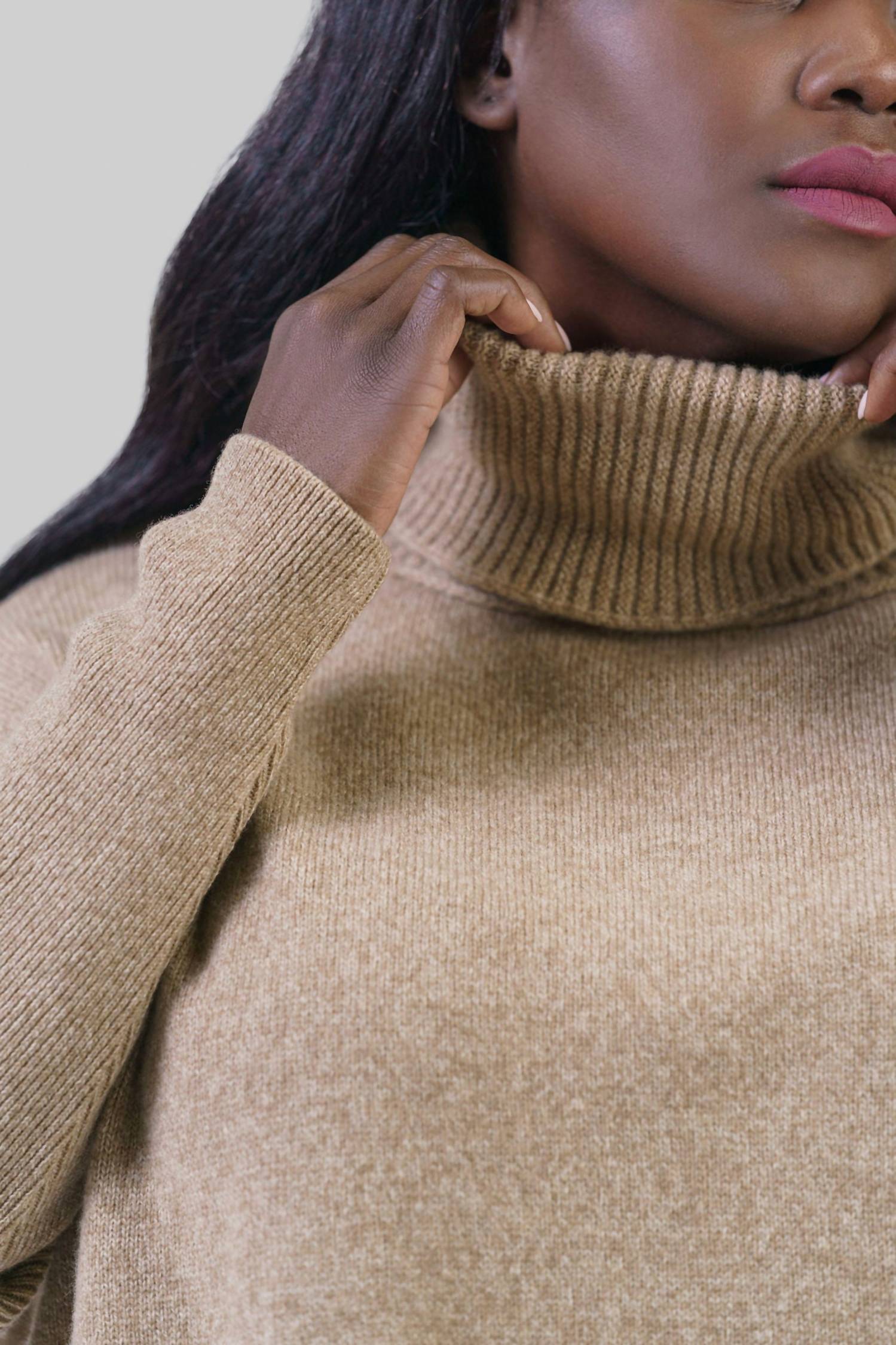 Maison Montagut - Clara Loose Fitting Turtleneck Sweater