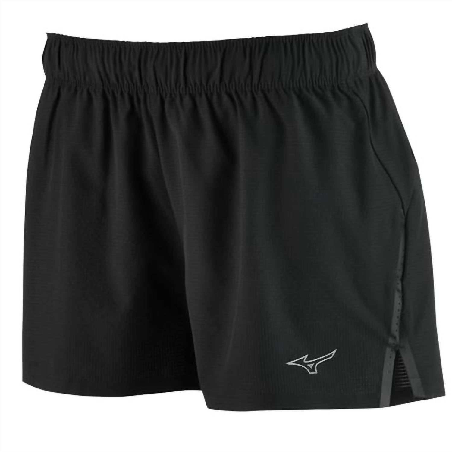 MIZUNO Women's Performance 4" Running Shorts in black - women's shorts