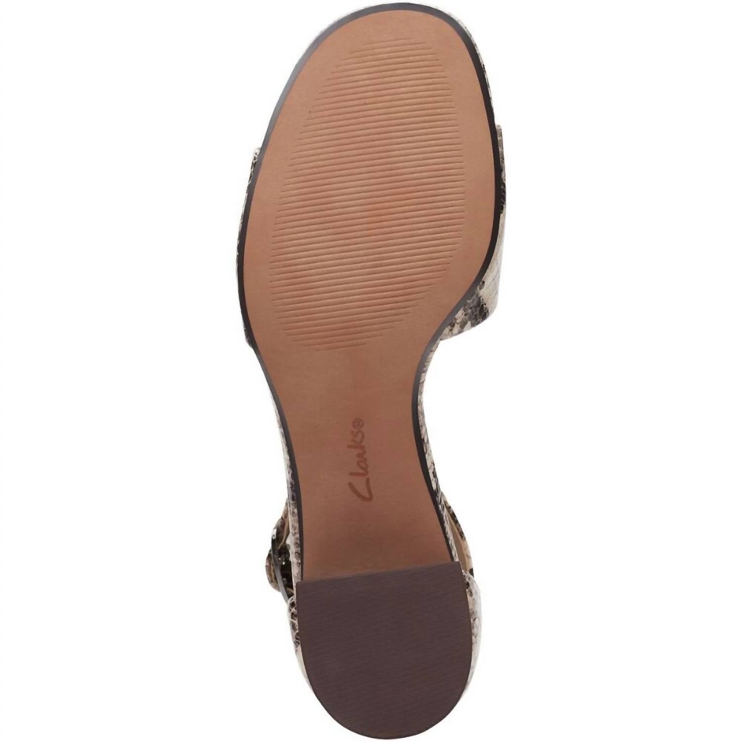 Clarks Women's Elisa Dedra Sandals in red suede - women's heels - view 5