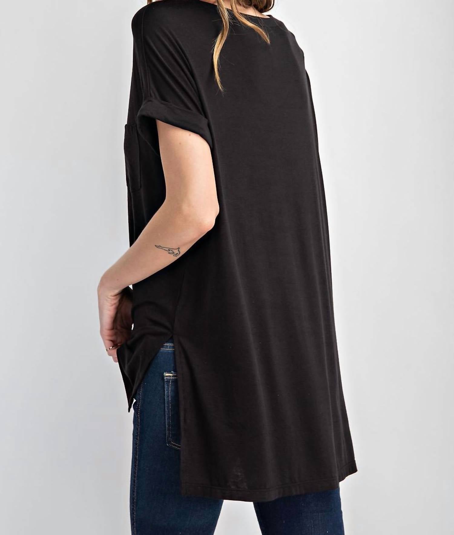 Rae Mode - Basic Booty Cover High-low T-shirt