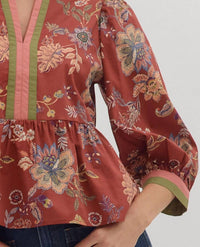 Entro - Winter Floral Top