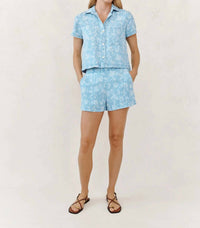 Bella Dahl - Short Sleeve Pocket Button Down Top