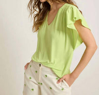 Tommy Bahama - Kauai Smocked Flutter Top