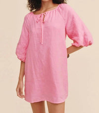 Bella Dahl - Women's Pullover Puff Sleeve Dress