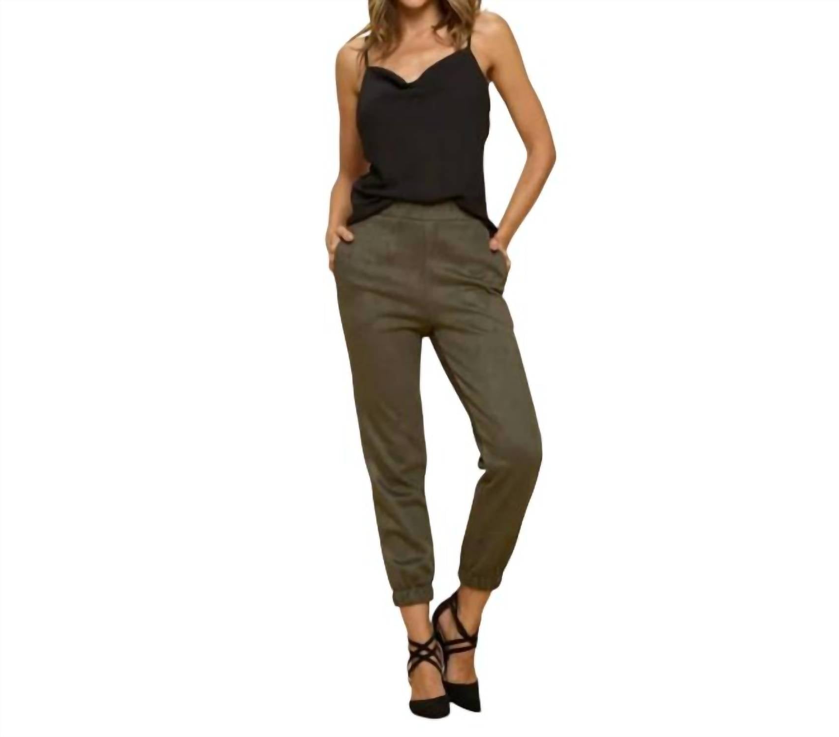 Renee C - Suede Jogger