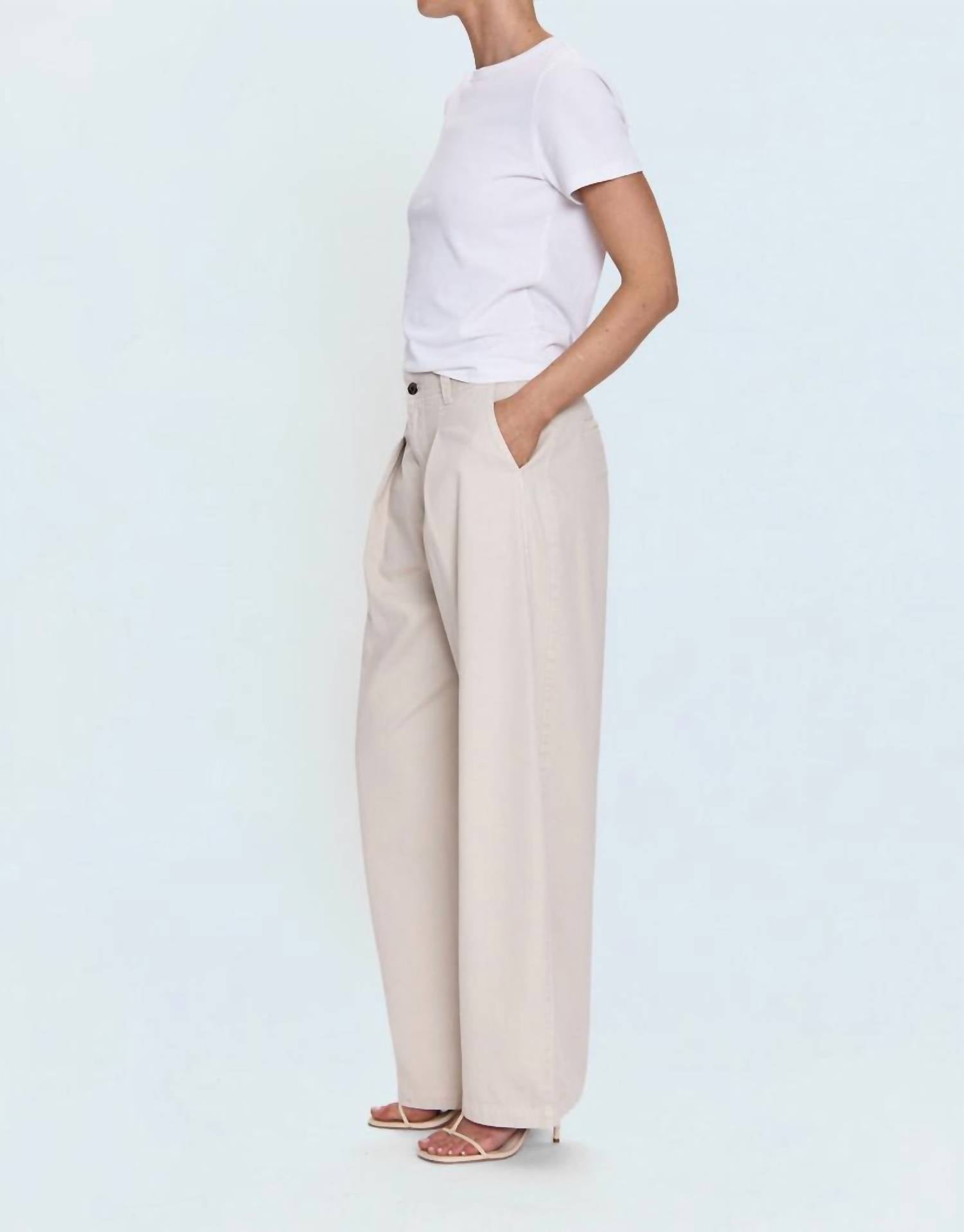 Pistola - Eden Pleated Barrel Trouser